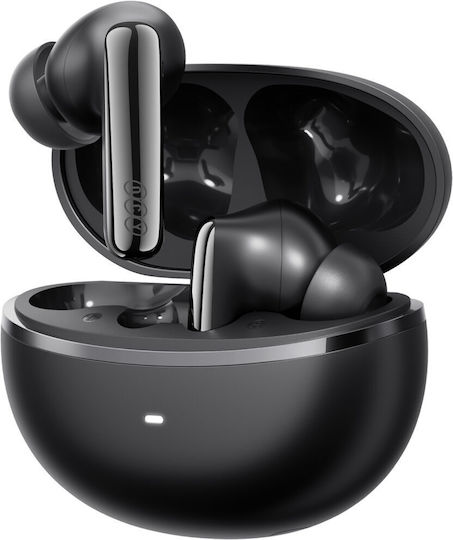 QCY MeloBuds N70i Bluetooth Handsfree Ακουστικά με Αντοχή στον Ιδρώτα και Θήκη Φόρτισης Black