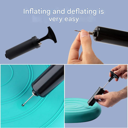 Everest Fitness Pernă De Echilibru Turcoaz Cu Diametru 33cm