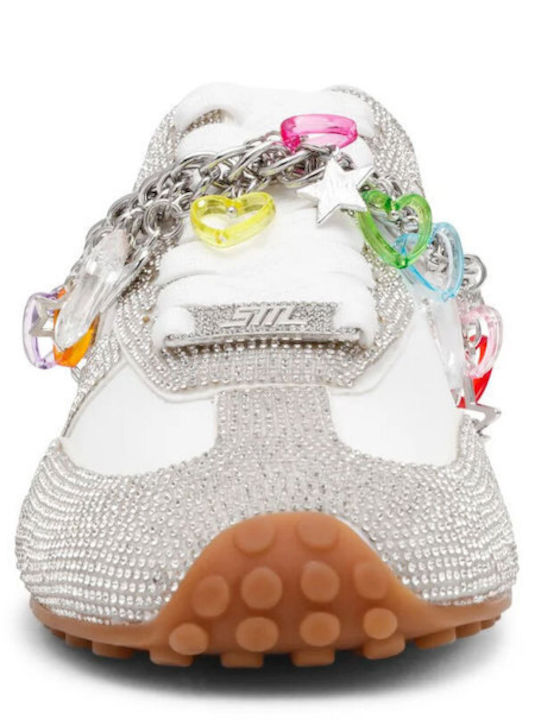 Damen Sneakers White / Silver