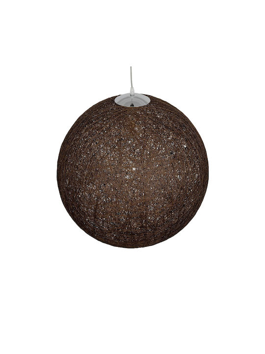 GloboStar Pendant Light Brown Boho with Socket E27 60x60x60cm