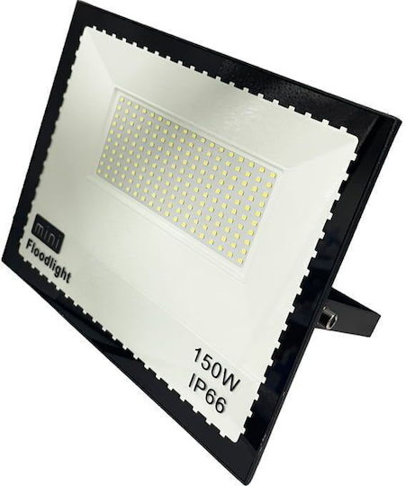 Mini Waterproof LED Floodlight 150W Cold White 6500K IP67