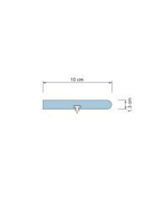 Anartisi Phantom Einweg Vorhangschiene in Farbe 240εκ. 513849-03