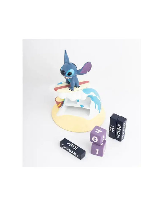 Lilo & Stitch Surfer Stitch 3d Perpetual Calendar