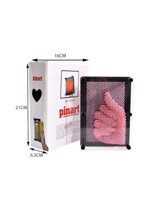 Decor De Birou Din Plastic 3d Pin Art Plastic Alegere Aleatorie a Modelului Sculptură Pin 3-dimensională