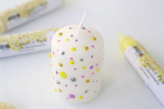 Σετ Winter Love Χρώματα-στυλό Διακόσμηση Κεριών Kreul Candle Pen 6 Τεμ