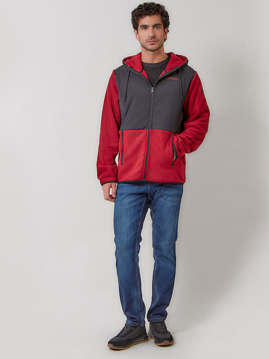 Paolo Sweatshirt with Hood Bordeaux