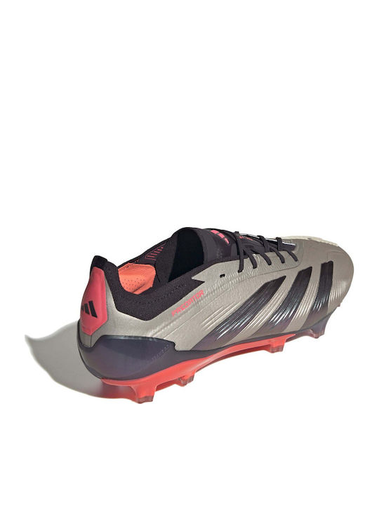 adidas Predator Elite Fußballschuhe mit Stollen Silber