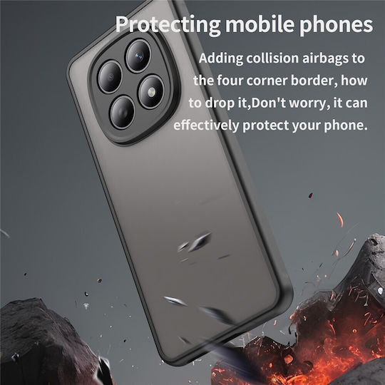 Frosted Ultra Hybrid Camera Protection Case Xiaomi Redmi Note 15 4G 5G Poco M8 5G Black
