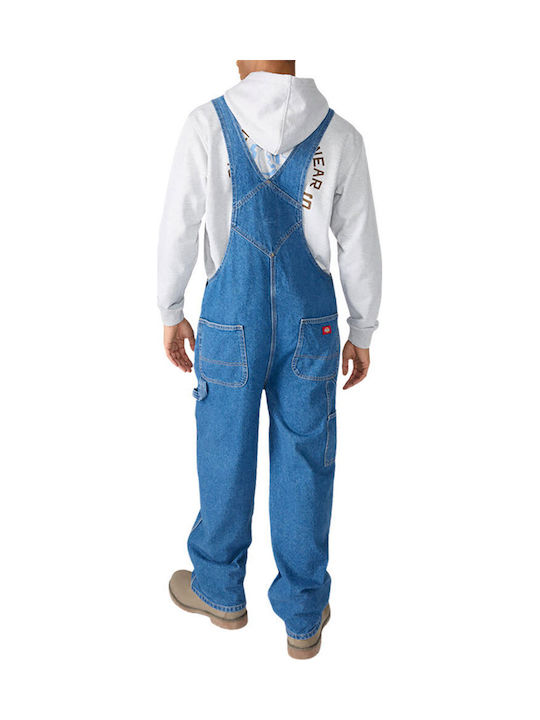 Dickies Classic Men's Jeans Overalls Loose Fit Straight Classic Blue