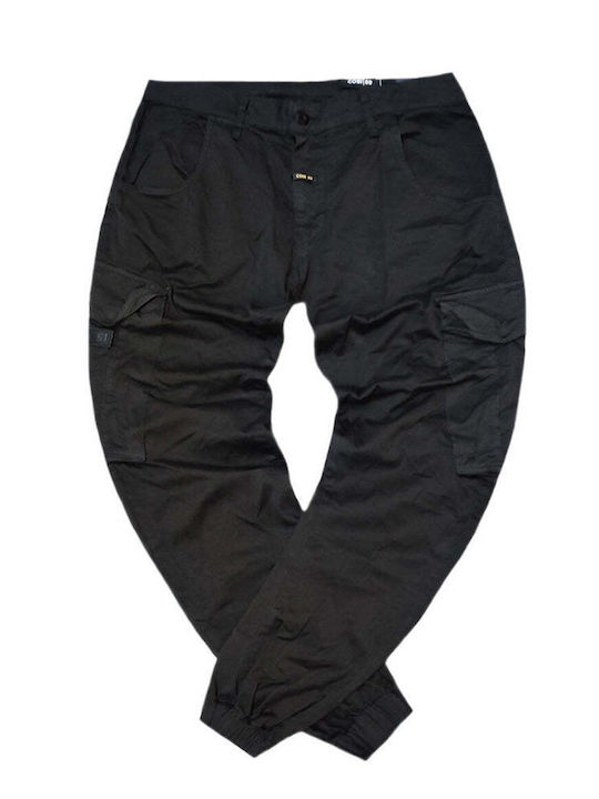Παντελόνι Cargo σε Κανονική Εφαρμογή Black