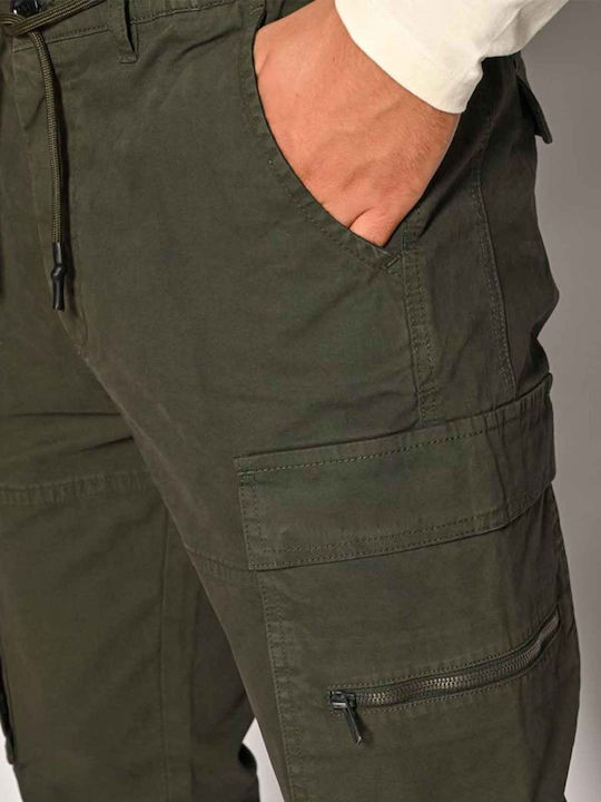 Παντελόνι Cargo Ελαστικό Khaki