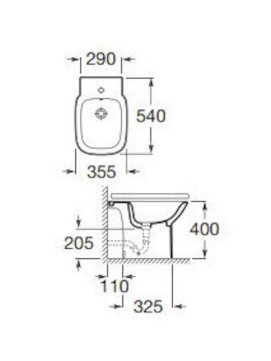 Roca Bidet Faucet White