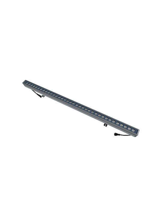 GloboStar Εξωτερικό Φωτιστικό LED Wall Washer 72W RGB IP66 Γκρι