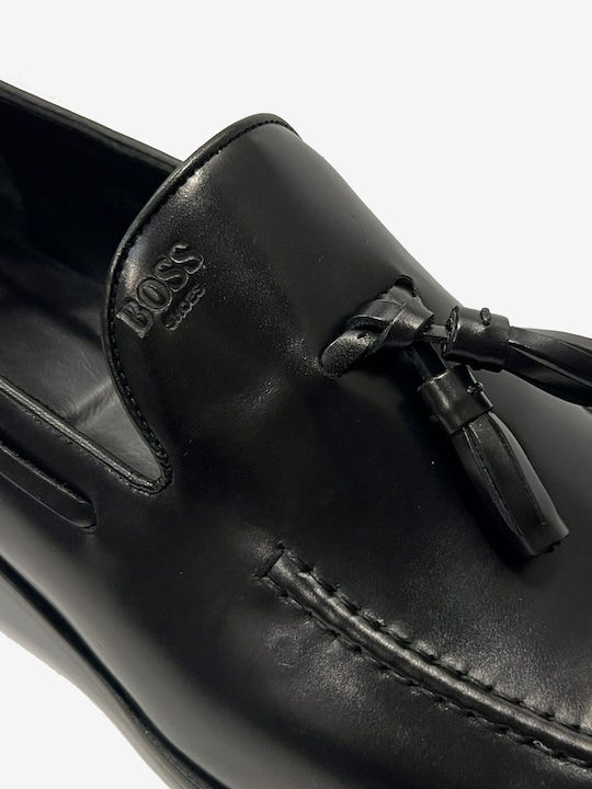 Men's Leather Loafers Black