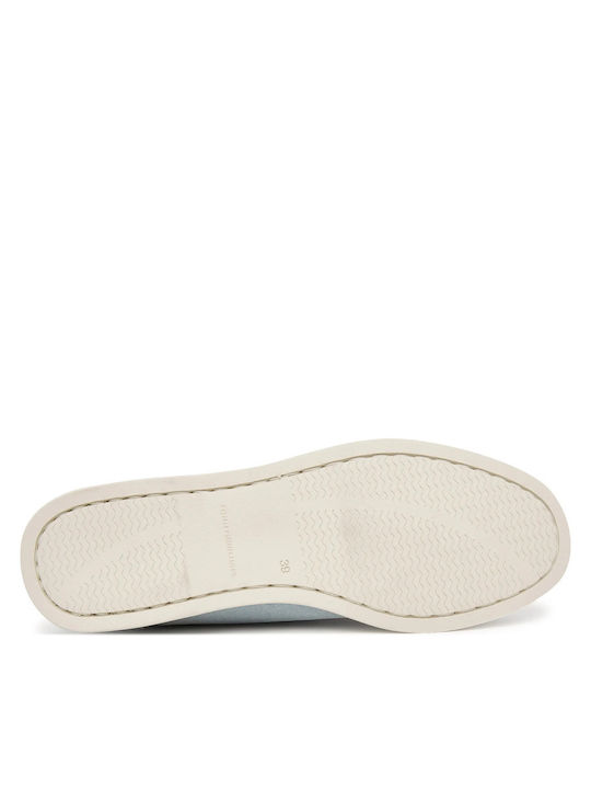 Men's Suede Boat Shoes Blue