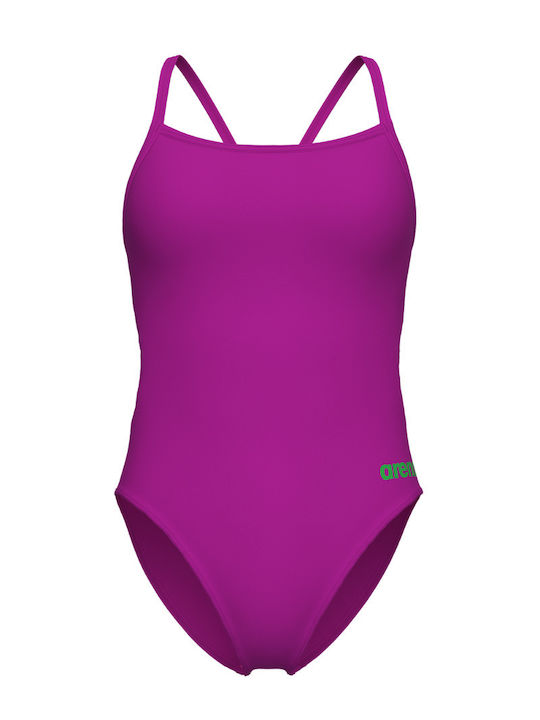 Activewear Swimsuit Very Fuchsia Team Green Red