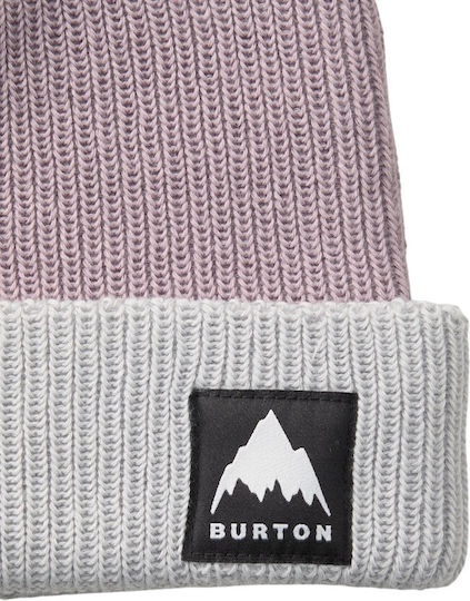 Recycled Beanie Ανδρικός Σκούφος Πλεκτός σε Μωβ χρώμα