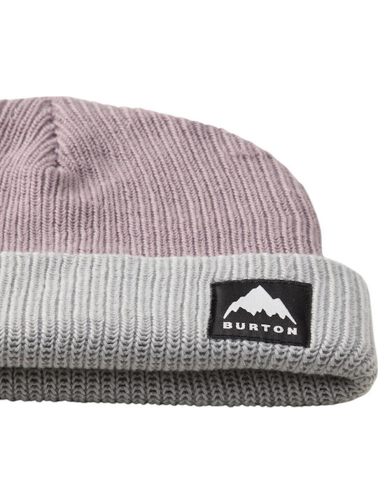 Recycled Beanie Beanie Knitted in Purple color