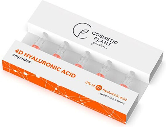 Cosmetic Plant 4D Hyaluronic Acid Ενυδατικό & Αντιγηραντικό Serum Προσώπου & Ματιών με Υαλουρονικό Οξύ για Σύσφιξη & Λάμψη 10x2ml