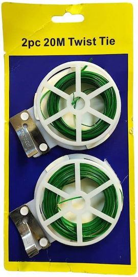 Blumenbindedraht Knoten 2x20m Twist Tie