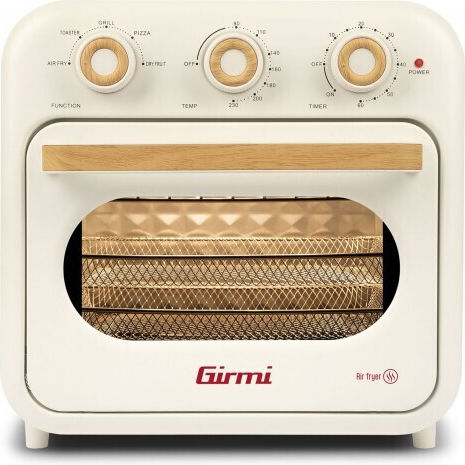 Girmi Electric Countertop Oven 22lt Without Burners with Air Beige