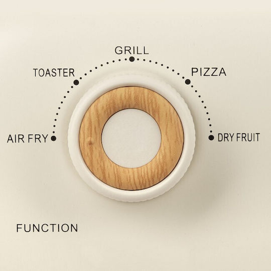 Girmi Electric Countertop Oven 22lt Without Burners with Air Beige