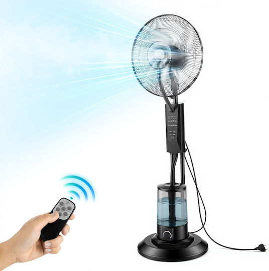 Vevor Vevor Misting Fan 75W with Remote Control Black