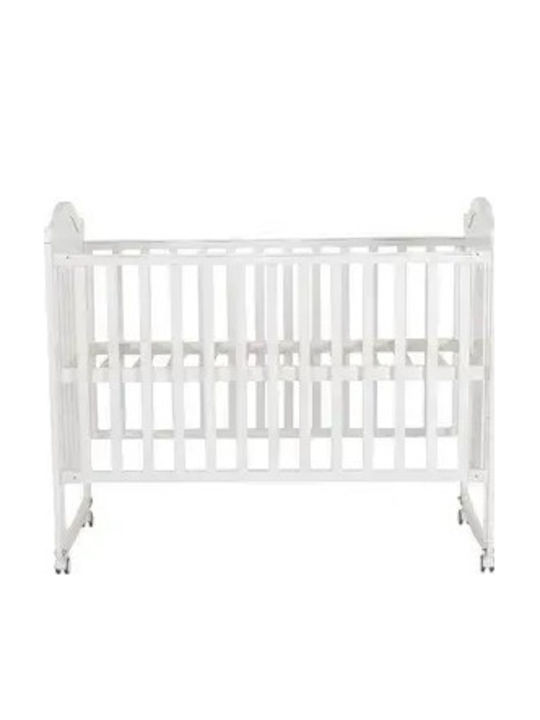 Cangaroo Babybett Weiß für Matratze 60x120cm