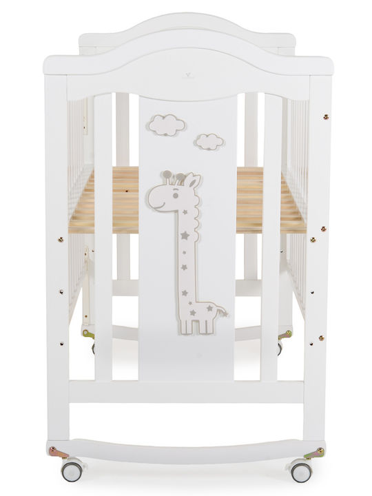 Cangaroo Babybett Weiß für Matratze 60x120cm