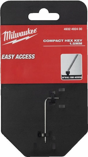 Milwaukee Κλειδί Allen με Μύτη Μεγέθους 1.5mm