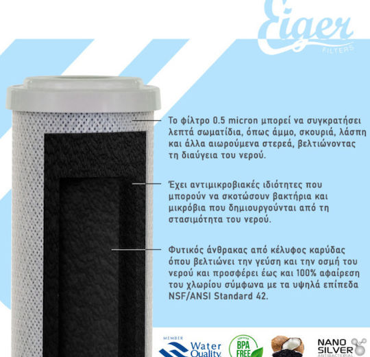 Eiger Water Filtration System Double Countertop WF-NT-2W-C-1
