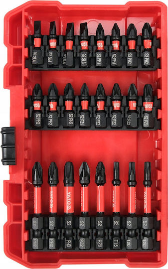Yato Set Impact Screwdriver Bits 37 Pcs