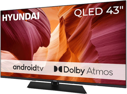 Hyundai Smart TV 43 Inch 4K Ultra HD QLED QLX43850GSMART HDR 2025