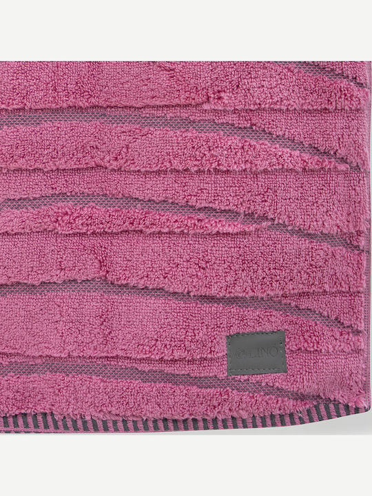 Lino Home Πετσέτα Χεριών Loomline 40x60εκ. Κοραλί Βάρους 600gr/m²