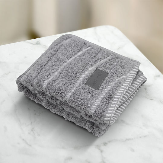 Lino Home Hand Towel Loomline 40x60cm Gray Weight 600gr/m²