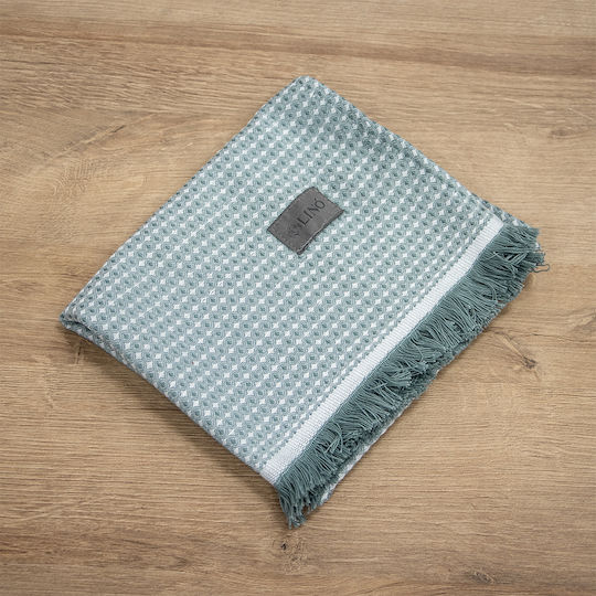 Lino Home Geschirrtuch aus 100% Baumwolle in Beige Farbe 40x60cm
