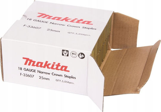 Makita Stapler Makita Staples 18ga 5.7x25mm 5056 Pieces Galvanized