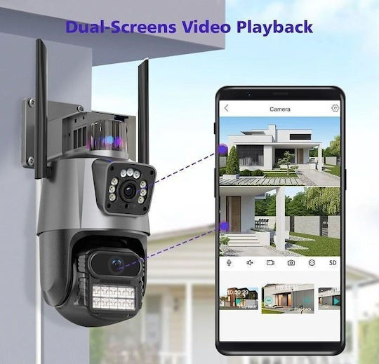 012160139255 IP Surveillance Camera Full HD+ 6MP with Speaker and Lens 3.6mm