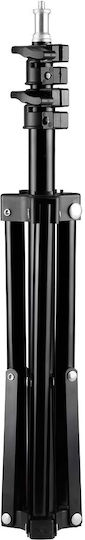 Avizar Adjustable 1.1m Telescopic Tripod Smartphone Holder Black