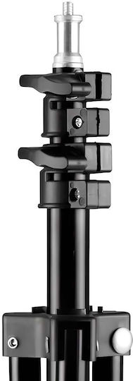 Avizar Adjustable 1.1m Telescopic Tripod Smartphone Holder Black