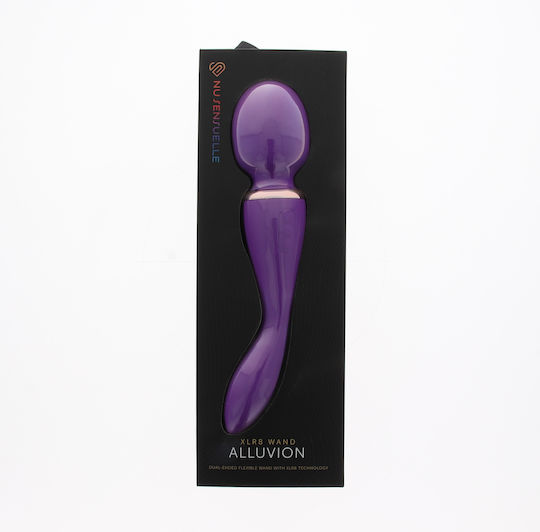 nu sensuelle Alluvion Xlr8 Vibrator Massage 28cm Lila