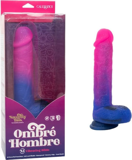 Calexotics Ombre Hombre Realistic Vibrator with Remote Control 21.5cm