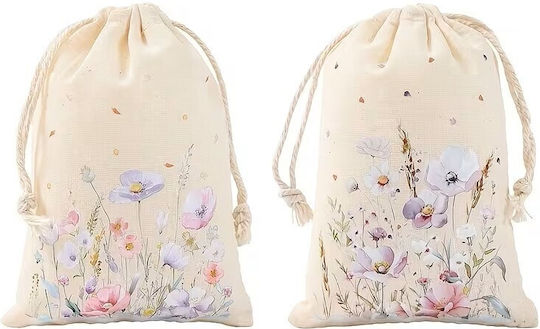 By Queen Ρομαντικό Floral Pastel Bloom Πουγκί Δώρου