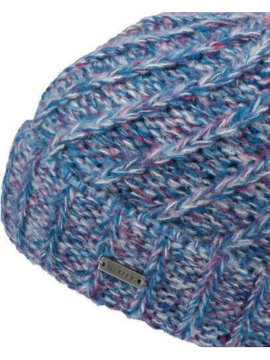 Beanie Γυναικείος Fleece Σκούφος Πλεκτός σε Μωβ χρώμα