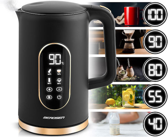 Berdsen Fierbător 1.7lt 2200W Negru