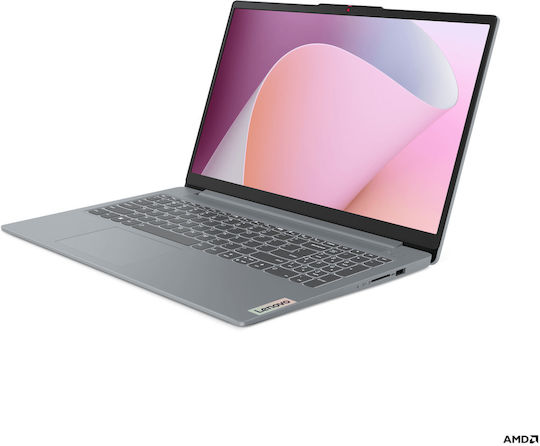 Lenovo IdeaPad Slim 3-15AMN8 15.6" IPS (Ryzen 3-7320U/8GB/512GB SSD/W11 Home) Арктическо сиво (GR Клавиатура)