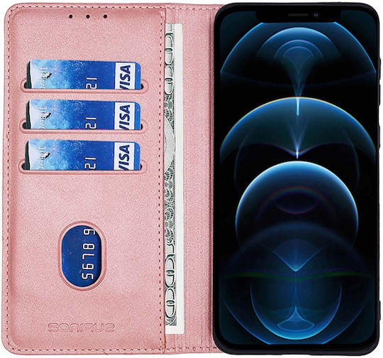 Vintage Magnet Wallet Mobile Phone Case Sonique Oppo Reno13 F 5g Oppo Reno13 Fs 5g Rose Gold