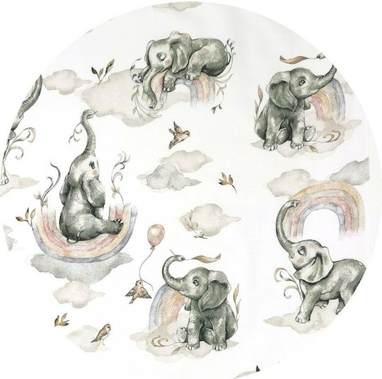 Qmini Baby Bettlaken Für Krippe Baumwolle Angepasst Beige 140x70cm