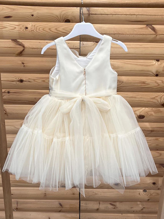 Children's Dress Beige