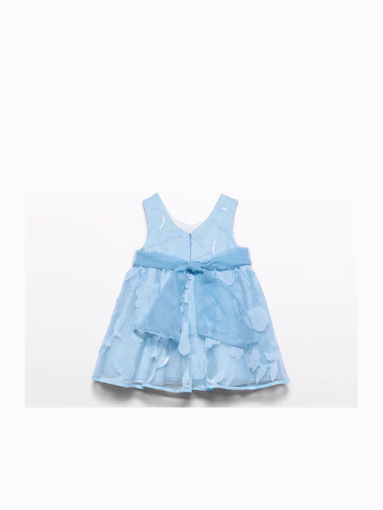 Mädchenkleid Set aus Zubehör Hellblau